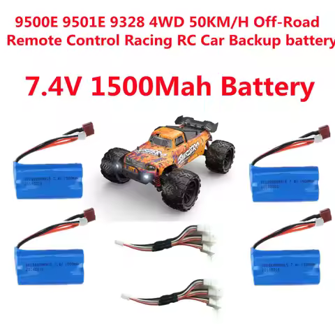 9500E 9501E RC Car Battery 9500E 9501E 9328 4WD 50KM/H Off- Road Remote Control Racing RC Car Spare 
