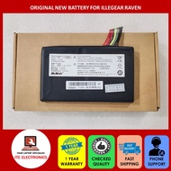 ORIGINAL NEW ILLEGEAR RAVEN  BATTERY 11.4V 74Wh (1 YEAR WARRANTY)
