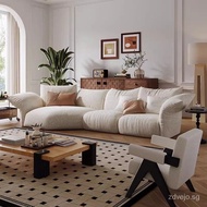 Italian MinimalistedraPetal Sofa Large Apartment Living Room Designer Model Reclining Special-Shaped Creative Fabric Sofa