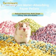 PINEAPH Hamster Bedding, Odor Control Keep Dry Shavings Paper Litter, Colorful Breathable Paper Pulp