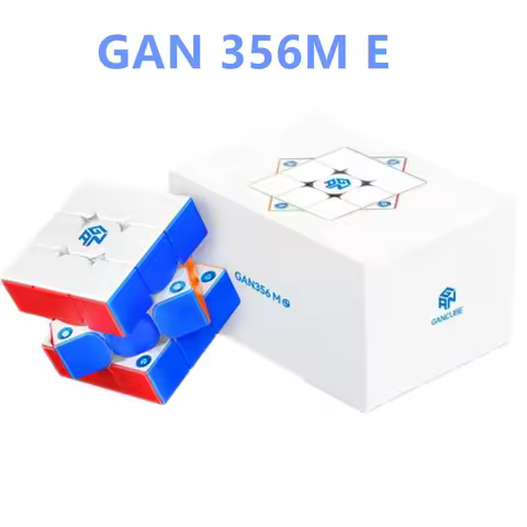 GAN 356 ME 3X3 Magnetic Magic Speed Cube Stickerless Professional Cube Toys GAN 356ME Cubo Magico Pu
