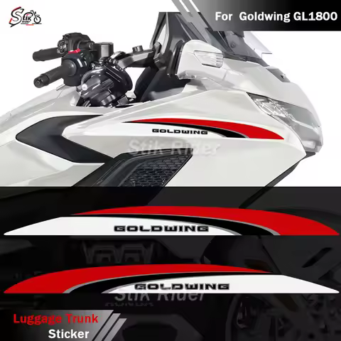 Motorcycle For HONDA Goldwing GL1800 GL 1800 Luggage Trunk Stickers Tour Tank Pad Decal Fairing Fend