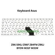 Asus Z96 S96J Z96F Z84FM Z96J Keyboard BYON M31F M31W BLACK
