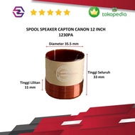 Spool voice coil spul speaker 12 inch Canon 1230PA Capton