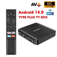 Smart TV Box Android 14 H313 16GB AV1 8K Dual WIFI 6 TV98 PLUS TV Media Player
