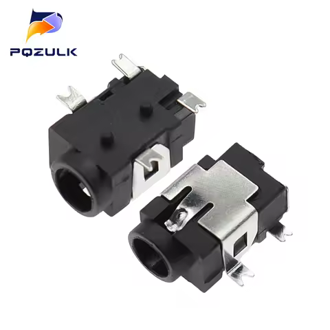 10PCS DC-031A DC031A DC031 DC-031 3.5*1.3mm SMD 4PIN DC POWER SOCKET FEMALE DC CONNECTOR ROHS