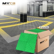 MYCB 1.8 Multi Function 40*40CM Plastic Splicing Grille Floor Mat GREEN Load up to 3 Tons Car Beauty