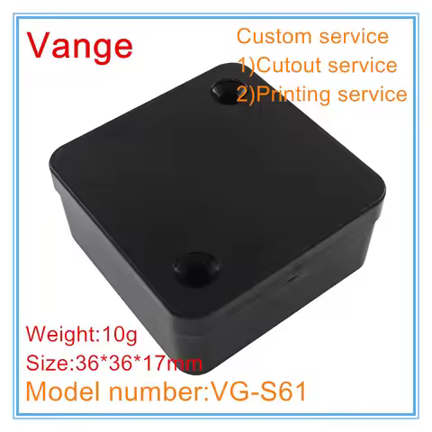 sensor junction box 36*36*17mm ABS plastic enclosure diy device housing