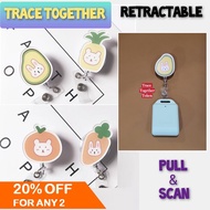 🌹【SG READY STOCK】Trace Together Token Retractable | Ezlink | ID Card | Keychain