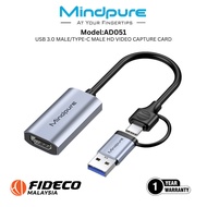 Mindpure AD051 USB/Type-c HD video capture card