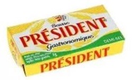 ~*萊康精品*~法國 總統牌 PRESIDENT 有鹽小奶油(迷你杯)  8g*125入 新式無盒裝環保包裝