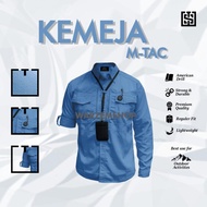 Ready Stock - Kemeja Tactical Original M-Tac Lengan Panjang Pria