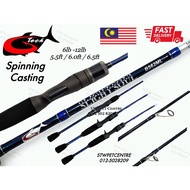 G Tech Rod Slight Soul S662L / B602ML / B562ML (Spinning / Casting) G-Tech