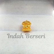 SA80154 Gold 916 Emas Charm / Loket / Pendant 0.41g