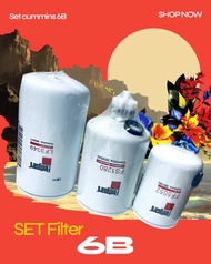 Set 6B ชุดกรองเครื่องรุ่น Cummins 6Bkomasu FF5052FS1280LF3349
