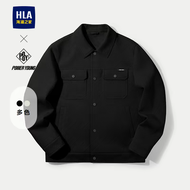 HLA | Soft Textured Casual Jacket
