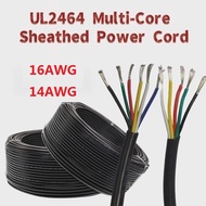 UL2464 16AWG 14AWG Electronic Wire Tinned Copper Connection Wire Signal Control Flexible Wire-1/2 me