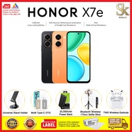 Honor X7e 4G Smartphone | 6GB RAM + 256GB ROM | Original Honor Malaysia