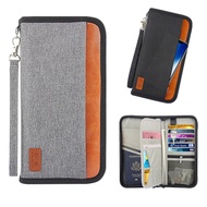 Passport Holder Travel Wallets Rfid Passport Holder Wallet Organizer with Zipper Passport Wallet Organizer Trifold Wallet for Men Wallet Card Holder for Men Coin Wallet