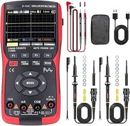 Torvex Oscilloscope Multimeter, Dual Channel Handheld Scope Meter with 3.5 Inch Display and 25000 Co