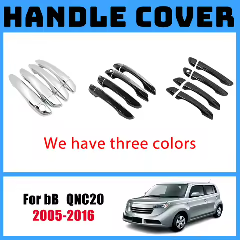 Car Door Handle Cover For Toyota bB 2006 QNC20 2005-2016 Daihatsu Coo Accessories Materia Subaru Dex