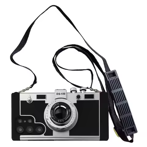 Emily in Paris 3D Vintage Camera Design Case for Samsung Galaxy S21 S22 Plus S23 Ultra Note 20 S23Ul