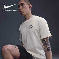 Nike Mens M90 Tee - Pale Ivory ไนกี้ เสื้อออกกำลังกาย ผู้ชาย-สีเพล ไอโวรี่