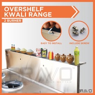 Accessories Stainless Steel Kwali Range 2 Burner Overshelf Only