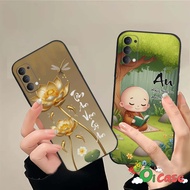 Oppo Reno4 / Reno4 Pro / Reno 4 case printed with Buddha image of peace, peace, calligraphy, super b