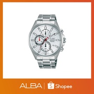 ALBA Philippines Silver Dial Stainless Steel Strap AM3877X1 Chronograph Men's Watch 43mm