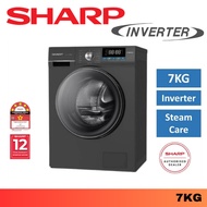 Sharp 7KG Inverter 5 Star Front Load Washing Machine ESFX7APG
