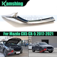 Car Front Bumper Grille Trim Strip For Mazda CX5 CX-5 2017-2021 Front Bumper Cover Strip Trim