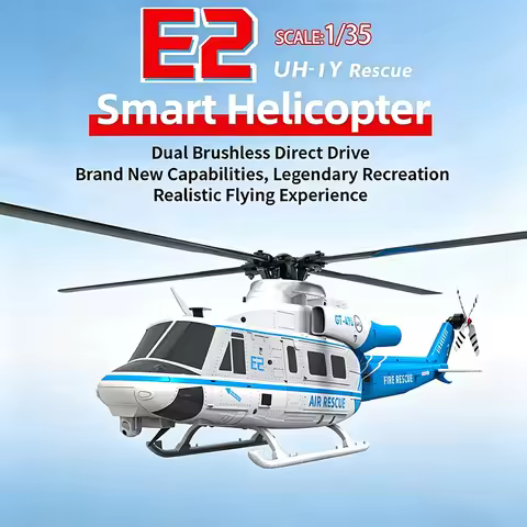 GOOSKY E2 Helicopter 1:35 8CH New Smart Drone Brushless Model Aircraft GPS Positioning One-Key Retur