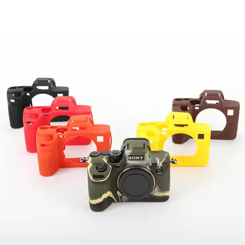 Soft Silicone Armor Camera Body Case For Sony A7R5 A7R4 A7M4 A7R3 A7R2 A7S2 A72 ZVE10 ZV1F ZV1F M2 P