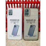 CASE TRANSPARENT SPACE TPUBENING SAMSUNG A71 4G/M40S/A51 4G CASING SLIKON