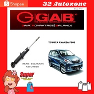 Original GAB Rear Belakang Absorber Premium Shock Absorber (2 pcs) for Toyota Avanza F602