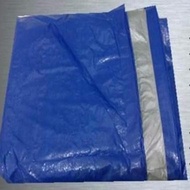 4X7 Plastic Tarpaulin Silverbiru