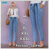 Baggy JEANS JUMBO (XL-5XL) BOYFRIEND JEANS CELANA RAW