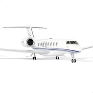 1/67 Scale G650 Private Jet Aeroplane Model Kit (45 cm) Large Resin Aircraft Model with Stand for Co
