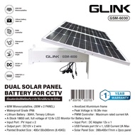GLINK GSM-6030 ขายึดกล้องวงจรปิดพร้อมแผงโซล่าเซลล์จ่ายไฟ (DC 12V) แบตเตอรี่ลิเธียม 30AH