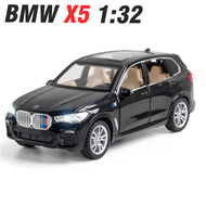 Mô hình xe ô tô BMW X5 tỉ lệ 1:32 bằng kim loại mở các cửa có âm thanh và đèn xe đồ chơi trẻ em