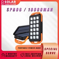 PB SOALR power bank SPB06 10000MAH PD 20W Portable charging powerbank type C LED  IP44 Solar panels