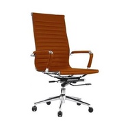 優價網 - 906A (啡) 辦公椅 電腦椅 電鍍鋼腳