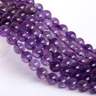 Amethyst Loose Beads Long Chain Round Beads Amethyst Depth Two Colors