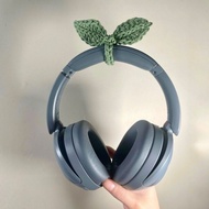 crochet headphones sprout 🌱✧⁠*⁠。