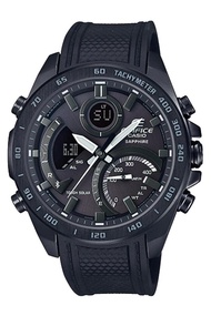 Casio Edifice นาฬิกาข้อมือผู้ชาย  สายยาง รุ่น ECB-900PB,ECB-900PB-1A,ECB-900PB-1ADR - สีดำ