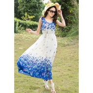 Floral pattern beach dress D3070/ beach maxi dress/long beach dress