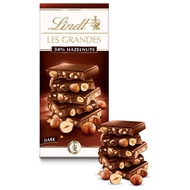 Lindt Les Grandes 34% Hazelnut Dark Chocolate Bar, 150g (Assorted)