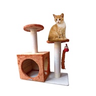 Cat Condo, Interactive Cat House Cat House Cat Condo/ Cat Scratching Post Cat Toy/
