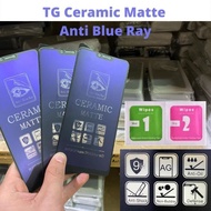 temper glass blue CERAMIC MATTE anti Radiasi XIOMI 9 / 9A/ 9C 10A